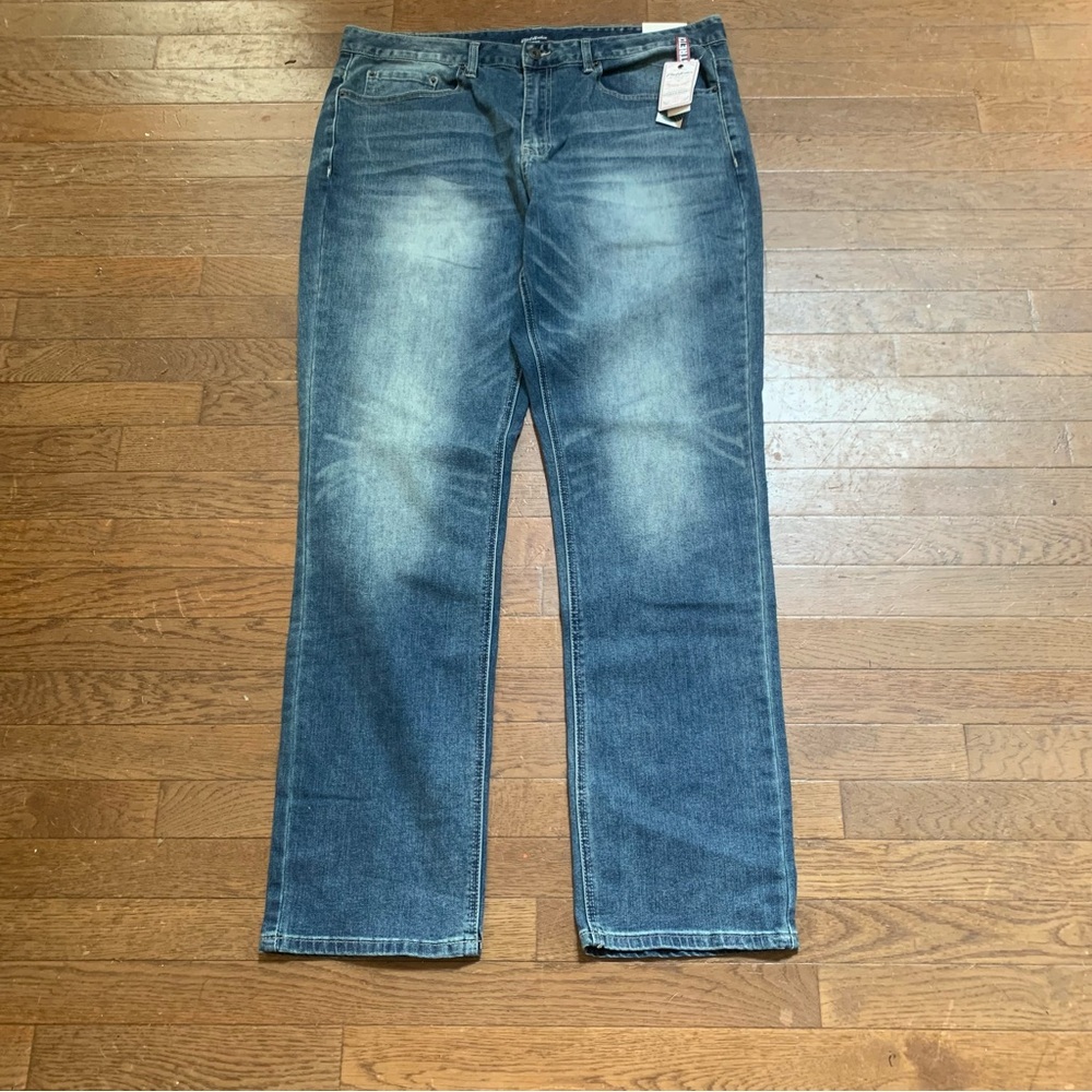 ⭐️SOLD⭐️Flag & Anthem Mens Downey Nashville Straight Jeans |38 X 34 | Blue NEW!! - Picture 2 of 14